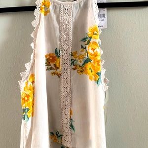 NWT Floral Summer Top